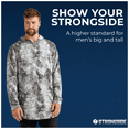 thumbnail image 2 of Strongside Apparel Big & Tall Hoodie for Men – Lightweight Tie Dye Pullover, 2 of 7