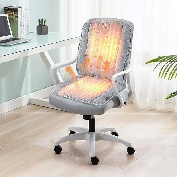 Cojín de asiento, accesorios de escritorio, cojín calefactor de invierno, cojín integrado para sentarse en la oficina durante largos períodos de calor y comodidad, cojín de asiento con protección para
