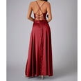 thumbnail image 5 of JSheng Long Dresses for Women Casual Fashion Women's Summer Solid Color Spaghetti Strap Round Neck Sexy Long Dress Red XXXL, 5 of 5
