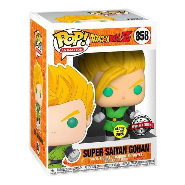 Dragon Ball Z Super Saiyan Gohan GITD Pop! Entertainment Earth Exclusive Figure Funko Funko Pop