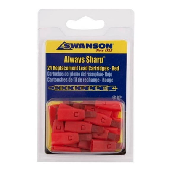 Swanson CPLRED Alwayssharp Replacement Tips- Red