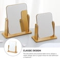 thumbnail image 2 of Shisuyan Miroir de Table en Bois Rotatif Miroir de Maquillage Angle Réglable Support Miroir, 2 of 8