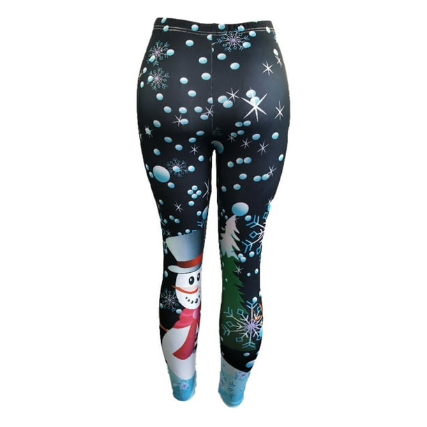 Deals of The Day!TopLLC Workout Leggings Women Colorful High Waist Yoga  Christmas Print Running Sports Pants Trouser Jogging Pants Tummy Control  Yoga Pants on Clearance 