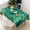 White-2, variant on Rectangular Tablecloth 60x84 Inch – Waterproof Polyester Printed Table Cover, Wrinkle Resistant, Washable for Kitchen & Dining, Tropical Jungle Theme