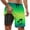 Z2-Green, variant on MuXiKeJi Clothes Mens Swim Trunks Compression Lined Swimming Shorts 9" Quick-Dry Bathing Suits with Zipper Cargo Pockets