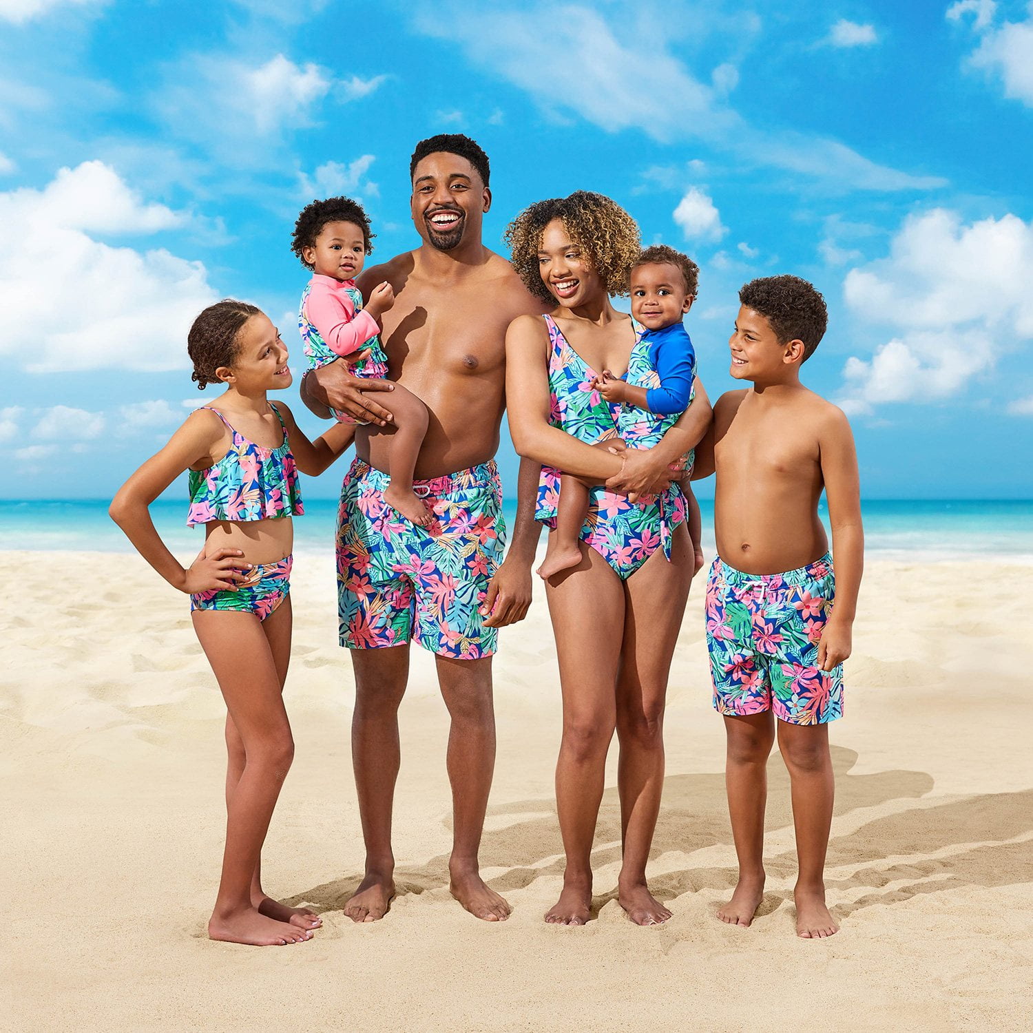 Beach Swimwear Bright Family Swimwear Buy Matching Beach Wear
