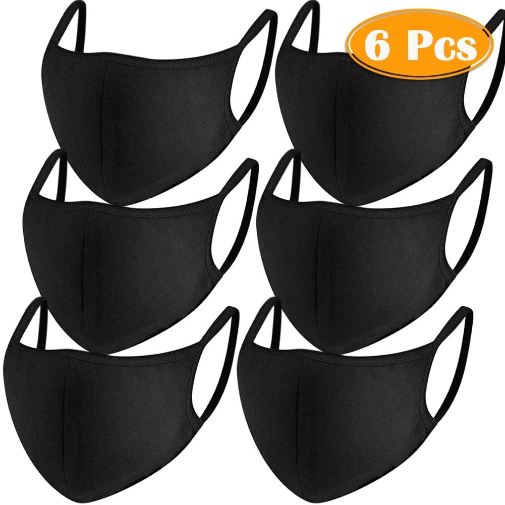 Sports Basketball Indoor Outdoor Face Mask Guard 6 Pack