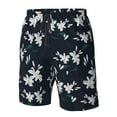 thumbnail image 5 of Naloa Lilies Flowers Men's Beach Shorts, Surfing shorts, Swim trunks, Quick Dry Swim Trunks for Surfing Beach Fun - 3X-Large, 5 of 9