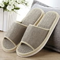thumbnail image 2 of Ketyyh-chn99 Womens Slippers Slide Sandals for Women Open Toe Slide Sandals Non-slip Shower Shoes for Summer House Indoor Gray,11.5, 2 of 5