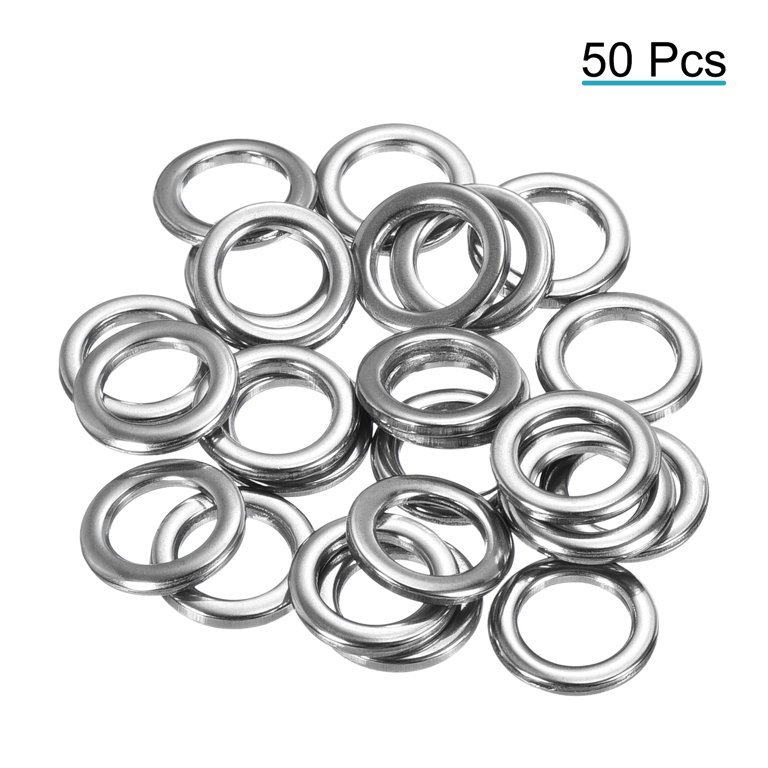 Uxcell 1.8x7x10.6mm Fishing Rings, 50 Pack 304 Stainless Steel Solid Ring Wire Snap Ring for Saltwater Freshwater - Walmart.com Uxcell 1.8x7x10.6mm Fishing Rings, 50 Pack 304 Stainless Steel Solid Ring Wire Snap Ring for Saltwater Freshwater - Walmart.com