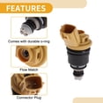 thumbnail image 3 of Ofertas Únicas 1 Pcs Inyector de Combustible 16600-RR543 para Nissan SR20DET 300ZX Z32 RB25DET VG30DETT SR20DET KA24 RB25 SR20 S14 S15 SR20DE/T Skyline R33 200SX 180SX 240SX KA24DE E85, 3 of 7