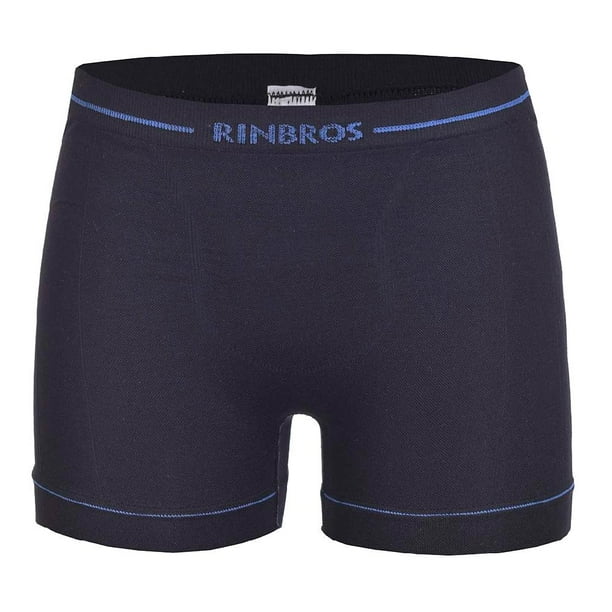 Boxer seamless Rinbros Originales Niño Talla XG Negro 3 Piezas