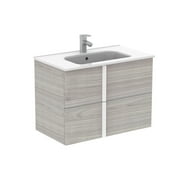 ROYO USA 32'' 2 DRAWER ONIX SANDY GREY WITH CERAMIC TOP