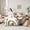 Green White Brown, variant on jejeloiu Cute Gingerbread Man 7-Piece Twin Bedding Sets,Merry Christmas Bedding Comforter Set,Happy New Year Sheet Sets For Girls Kids,Microfiber Bedroom Decor Reversible