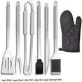 thumbnail image 2 of Xihbxyly Juego de Herramientas para Barbacoa, 25 Piezas de Acero Inoxidable, Herramientas Portátiles para Barbacoa, Espátula Multifuncional, Guantes Resistentes Al Calor, Perfecto para Asar Al Aire L, 2 of 7