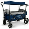 Wonderfold Wagon X2 Push Pull 2 Passenger Folding Stroller Navy NEW