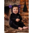 thumbnail image 4 of RUINIXCW Baby Boy Bat Halloween Zipper Hooded Romper Cosplay for Christmas Holiday Outfit, 4 of 8