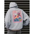 thumbnail image 2 of Sudadera con capucha con estampado de Grim Reaper & Children, sudaderas con capucha geniales para hombres, sudadera con capucha de diseño gráfico informal para hombres con bolsillo de canguro Streetwe, 2 of 4