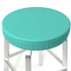 thumbnail image 3 of Balery Teal Turquoise Fundas de asiento para taburete de bar redondo de tela de terciopelo ajustables que protegen de arañazos y manchas para sillas de 14 a 17 pulgadas.-14 inch, 3 of 7