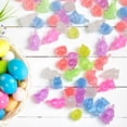 thumbnail image 3 of 100 Pcs Easter Luminous Mini Resin Bunny 4 Colors Little Small Glow in The Dark Rabbit Bunny Figures for House Micro Fairy Garden Decor Easter Egg Fillers Party Supplies, 3 of 6