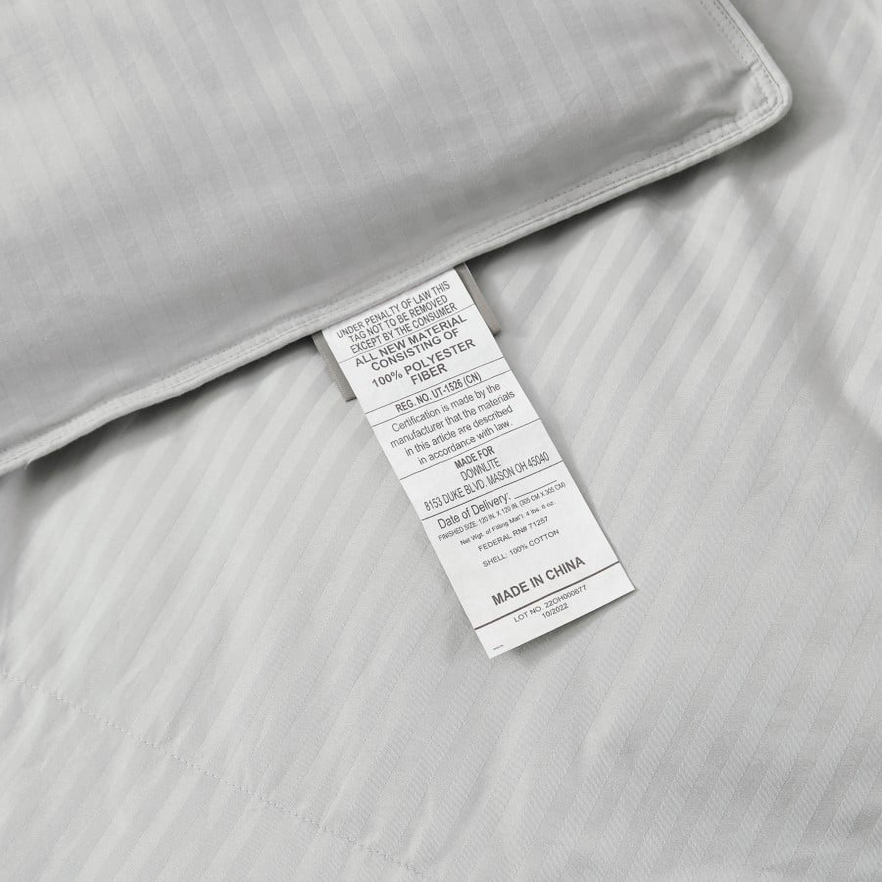 10 foot by 10 foot World's Largest King Comforter by DOWNLITE (Hypoallergenic Down Alternative)