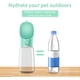 thumbnail image 4 of ZHAOCHENG Botella de agua portátil para perros, botella de agua de viaje antibacteriana de calidad alimentaria de 550ml para perros y gatos, agua potable para mascotas al aire libre, 4 of 5