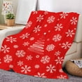 thumbnail image 1 of French Plush Blanket Christmas Series Plush Blanket Home Office Nap Blanket, 1 of 5