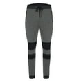 thumbnail image 3 of Dagegui Mens Elastic Waist Sweatpants with Zipper Pockets Fleece Joggers Winter Outdoor Running Athletic Workout Pants Dark Gray XXL, 3 of 6