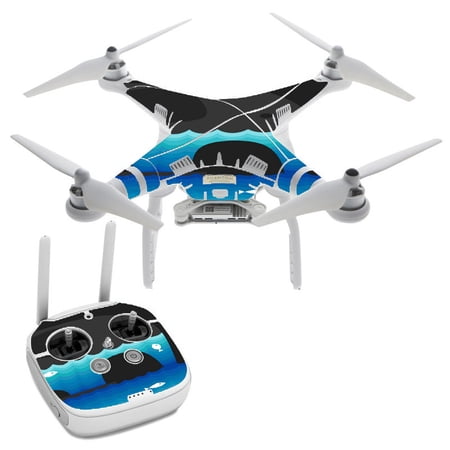 Elephant Art Water Fish DJI Phantom 3 Professional Skin Skins Vinyl Decal Kit