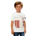 thumbnail image 6 of ibiyuan Usa 250th Anniversary Shirt Kids Red White and Blue 250th Anniversary Tshirt for Girls Round Neck Short Sleeve Patriotic Basic Tees Summer Outfit, 6 of 6