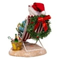 thumbnail image 4 of Kurt Adler 8.5-Inch Fabriché Santa Sitting on Beach Chair, 4 of 7