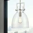 thumbnail image 6 of Innovations Lighting 411-1Sm-12-10-Newton Bell-Pendant Newton Bell 10" Wide Mini Pendant -, 6 of 7