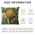 thumbnail image 5 of ARISTURING William Morris Greenery Forest Animals Lion Antique Decorative Throw Pillow Cover Soft Throw Pillowcases Home Decor Living Room Cushion Cover for Bed Couch Car, 5 of 5