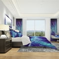 thumbnail image 3 of Designart 'Blue Electricity' Modern & Contemporary Duvet Cover Set, 3 of 4