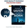 thumbnail image 3 of America Forever Shepherd Nativity Christmas House Flag, 28 x 40 inch Double Sided, Today Savior Born Star Bethlehem Winter Religious Holiday Outdoor Yard Decoration Banner, 3 of 4