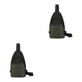 thumbnail image 2 of maskred Outdoor Chest Bag For Men Hands-Free Large Capacity With Earphone Hole green 2Set, 2 of 6
