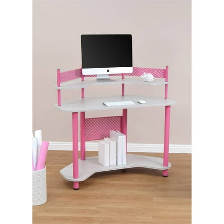 Calico Designs - Corner Computer Desk - Pink