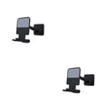 thumbnail image 2 of crativent Phone Holder Wall Self Adhesive Adjustable Cellphone Stand Organizer 90 Degree Rotation Retractable Rack Bathroom Black 2Set, 2 of 6