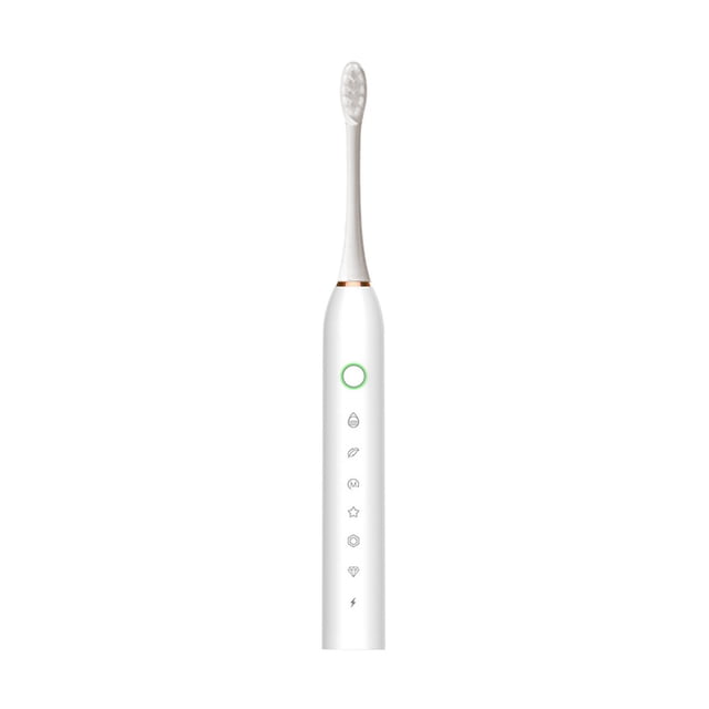 Electric Toothbrush Heads Toothbrush Toothbrush with 6 Brush Heads Smart 6-Speed Timer Toothbrush Ipx7 Toothbrush with Timer