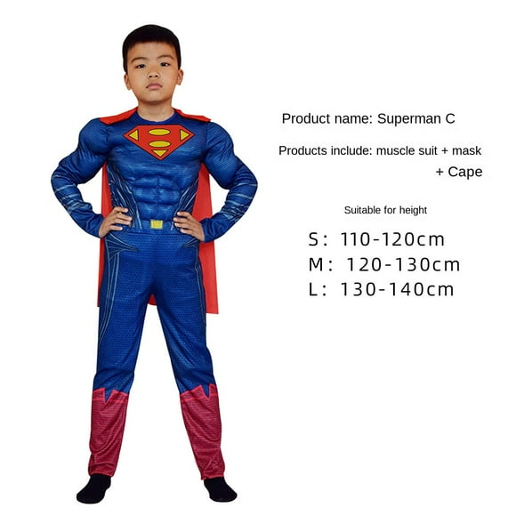 Halloween Avengers Performance Suit, Captain America Spider-Man Hulk Iron Man Muscle Clothes-Youyoupin