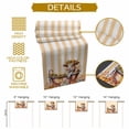 thumbnail image 5 of Thanksgiving Bath Cow Table Runner, Autumn Thanksgiving Kitchen Dining Table Decoration for Home Party Decor 13x60 Inches, 5 of 9