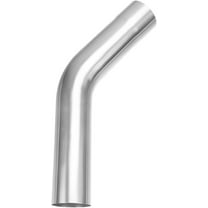 A-KARCK Exhaust 45 Degree Tube 3.5" OD, Stainless Steel Exhaust Pipe Mandrel Bend, Custom Your Own Exhaust System