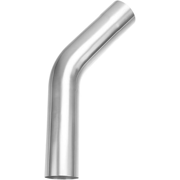 A-KARCK Exhaust 45 Degree Tube 3.5" OD, Stainless Steel Exhaust Pipe Mandrel Bend, Custom Your Own Exhaust System