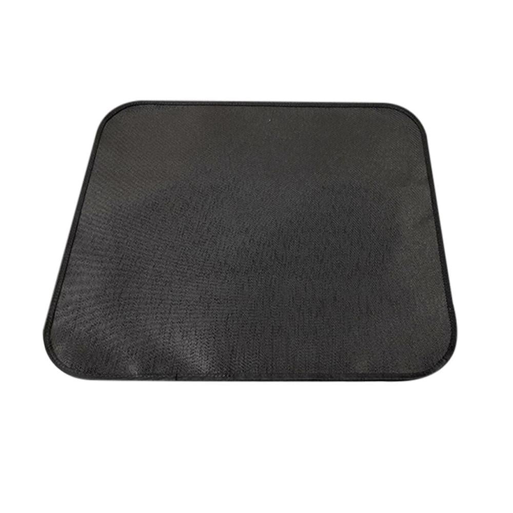 Younar Fireproof Hearth Rug For Fireplace Flame Resistant Fire Pit Mat Square For Under Fire Pit Black Absorbing Oil Hearth Pad Fiberglass Hearth Area Rug Hearth Pad For Outdoor Patio And Fine
