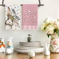 thumbnail image 2 of Sm:)e Bunny He is Risen Floral Bless Our Home Easter Kitchen Dish Towels 18x26 Inch Set of 4 Pink, 2 of 6