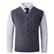 thumbnail image 1 of pstuiky Camisetas sin mangas para hombre, Camisola gruesa y cálida de punto de moda para hombre, sin mangas, con cuello en V Camisas de hombre xl, 1 of 9