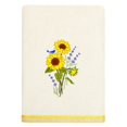 thumbnail image 4 of Linum Home Textiles 100% Turkish Cotton Girasol 4PC Embellished Towel Set, off-White, 4 of 5