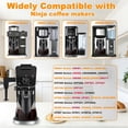 thumbnail image 2 of 13-Cup Coffee Pot Replacement for Coffee Maker CM401 CF091 CF090 CM371 CM400 CP301 CF092 CFP101 CM300 CFP301, Glass Coffee Pot for with Brew-Through Lid & Heat-Resistant Sturdy Handle, 2 of 4