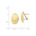 thumbnail image 2 of 14k Polished Fancy Omega Back Post Earrings, 2 of 2