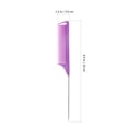 thumbnail image 4 of Hair Dye Tools Makeup Gadgets Teasing Brush and Comb Set: Dual Hair Brush Rat Tail Comb Professional Hair Styling Tools for Salon Hairstylist Women Men Purple Hair Dye Tools Makeup Gadgets, 4 of 5
